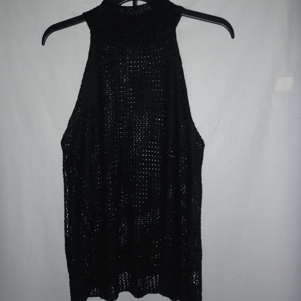 LULUS  WOMEN'S OPEN KNIT SLEEVELESS TOP